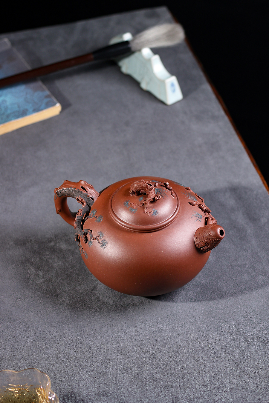 名家储亦斌作品《松趣》