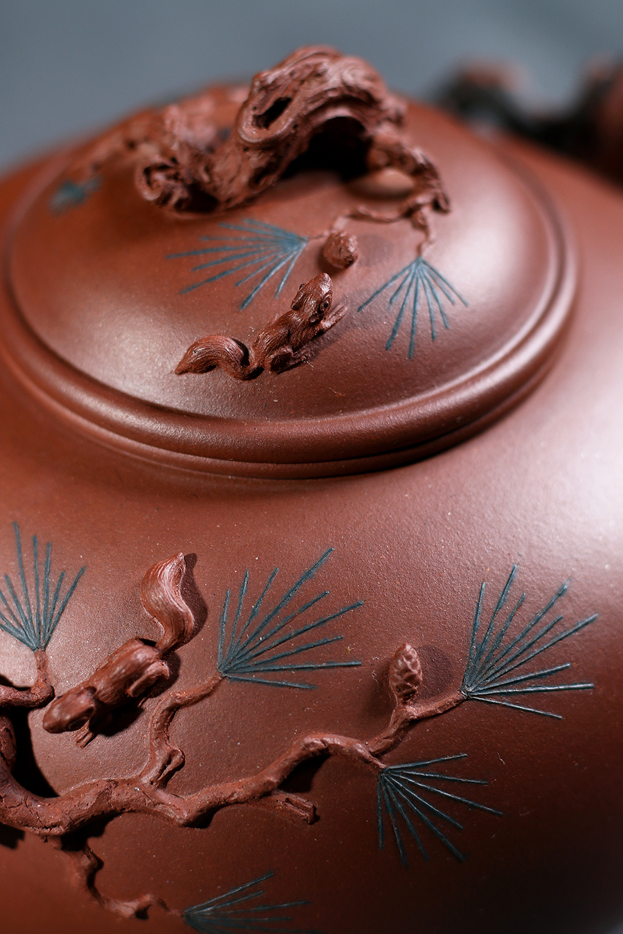 名家储亦斌作品《松趣》