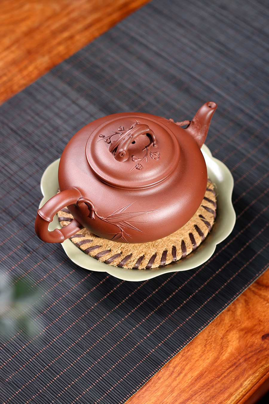 名家季益顺作品《全手梅竹双清》