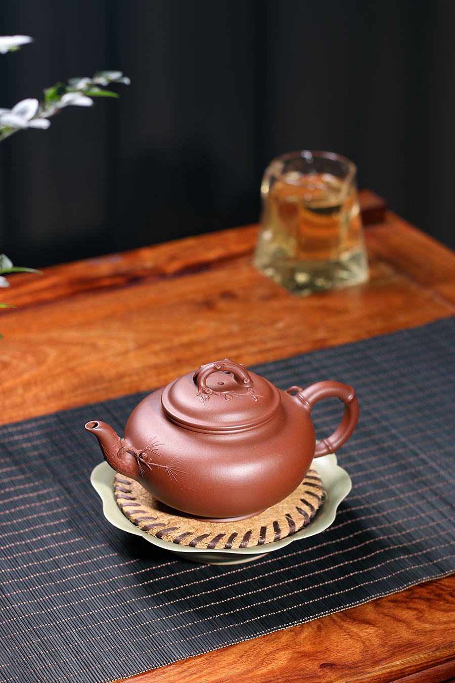 名家季益顺作品《全手梅竹双清》