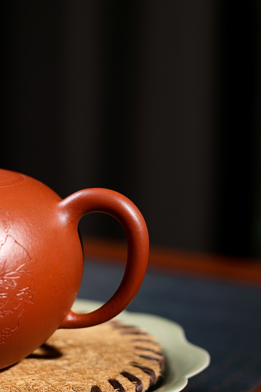 名家季益顺作品《全手小一粒珠(范曾书画·鲍志强陶刻)》