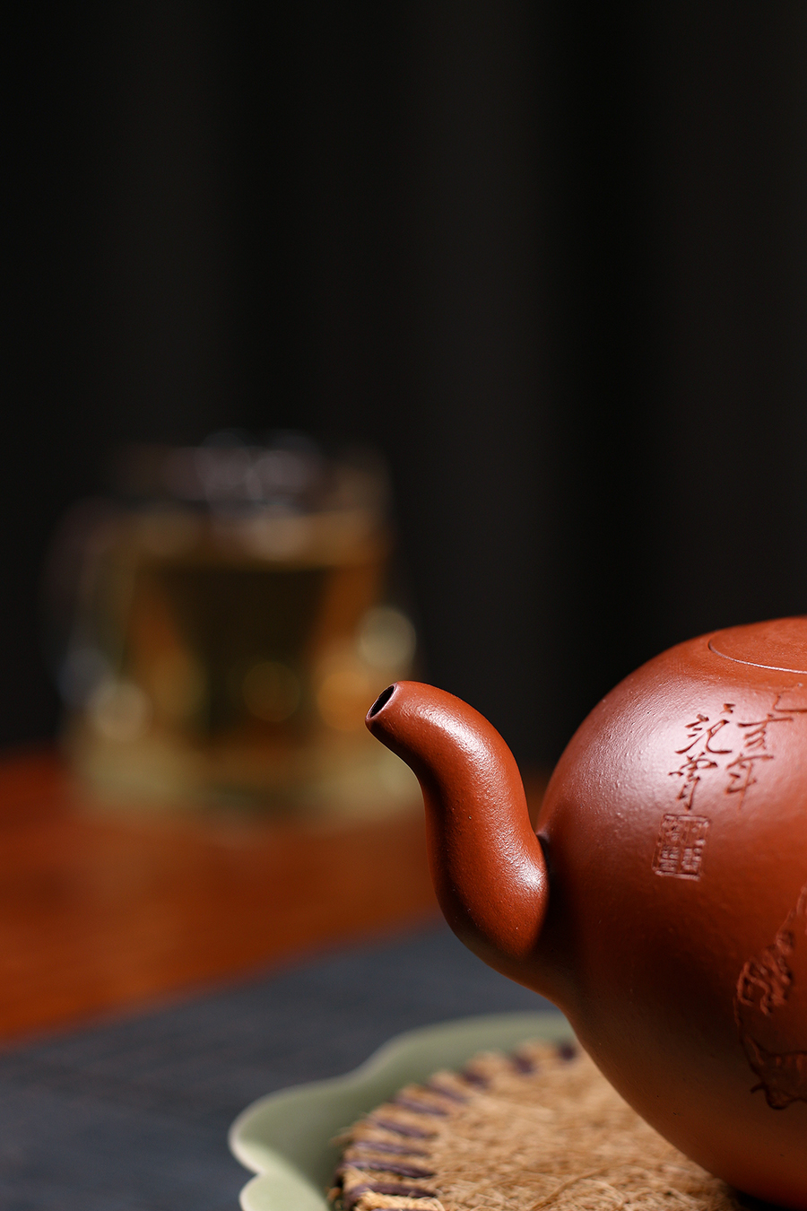 名家季益顺作品《全手小一粒珠(范曾书画·鲍志强陶刻)》