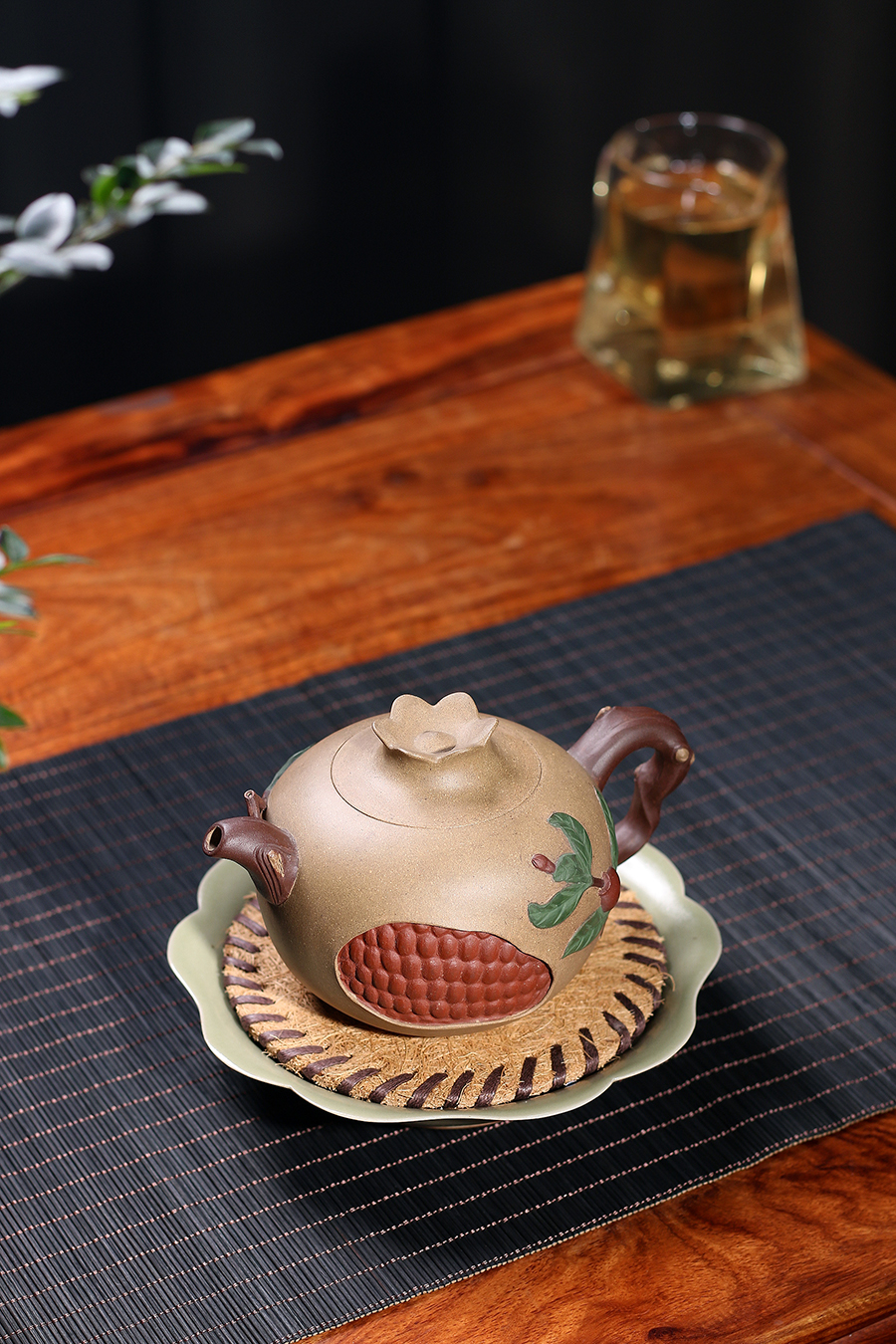 名家高建芳作品《石榴》