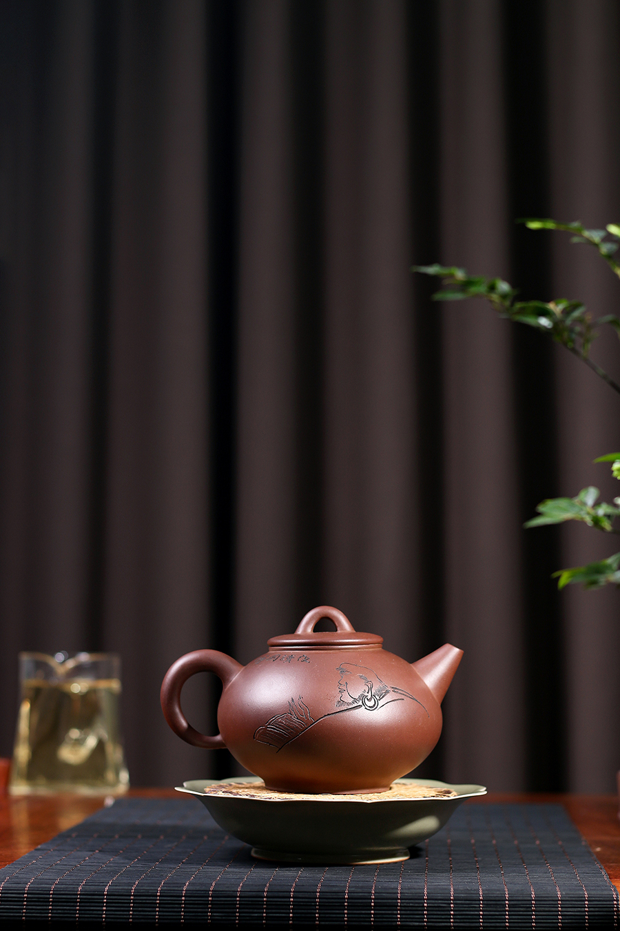 名家毛子健作品《紫园(毛国强书铭)》