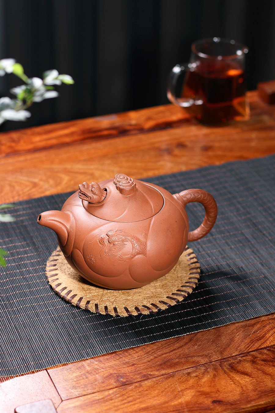 名家唐凤芝作品《全手鱼化龙》