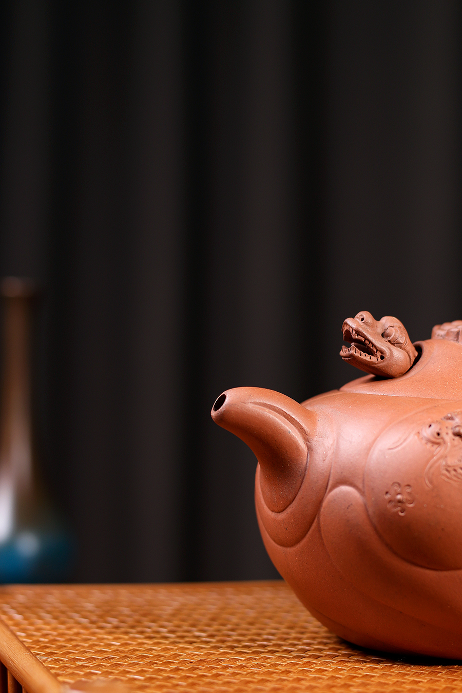 名家唐凤芝作品《全手鱼化龙》