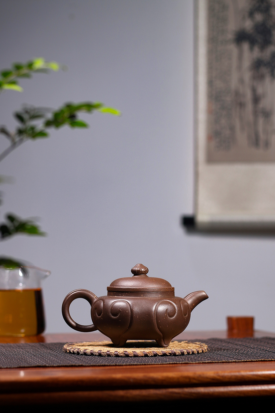 名家鲍正兰作品《四方如意》