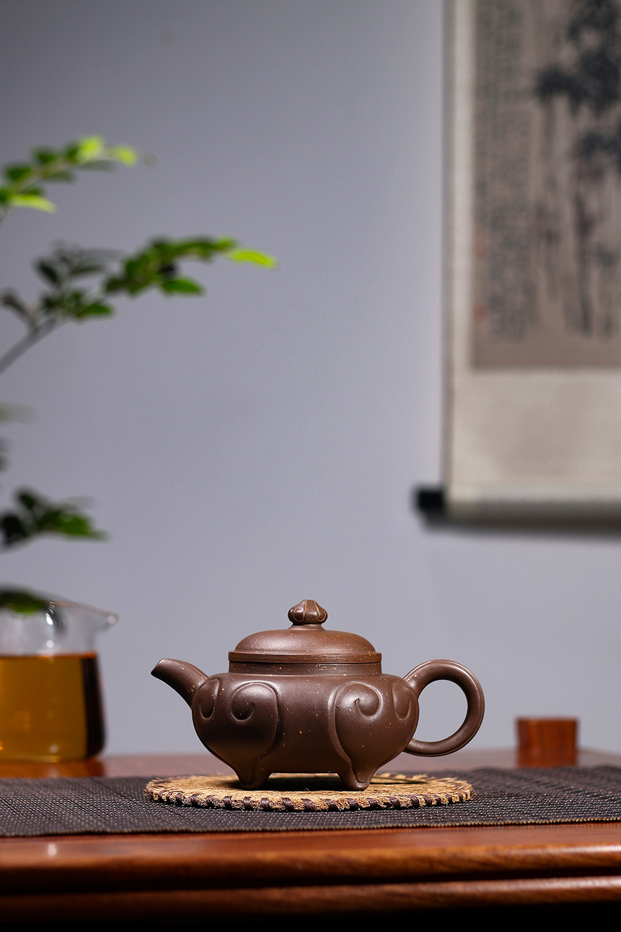 名家鲍正兰作品《四方如意》