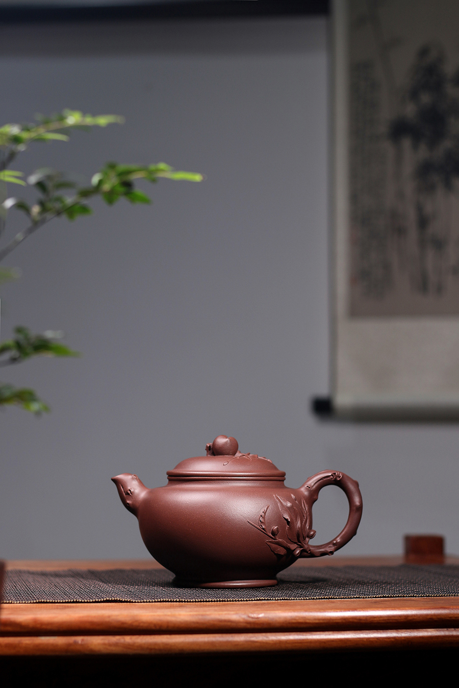 名家谈跃伟作品《福寿》