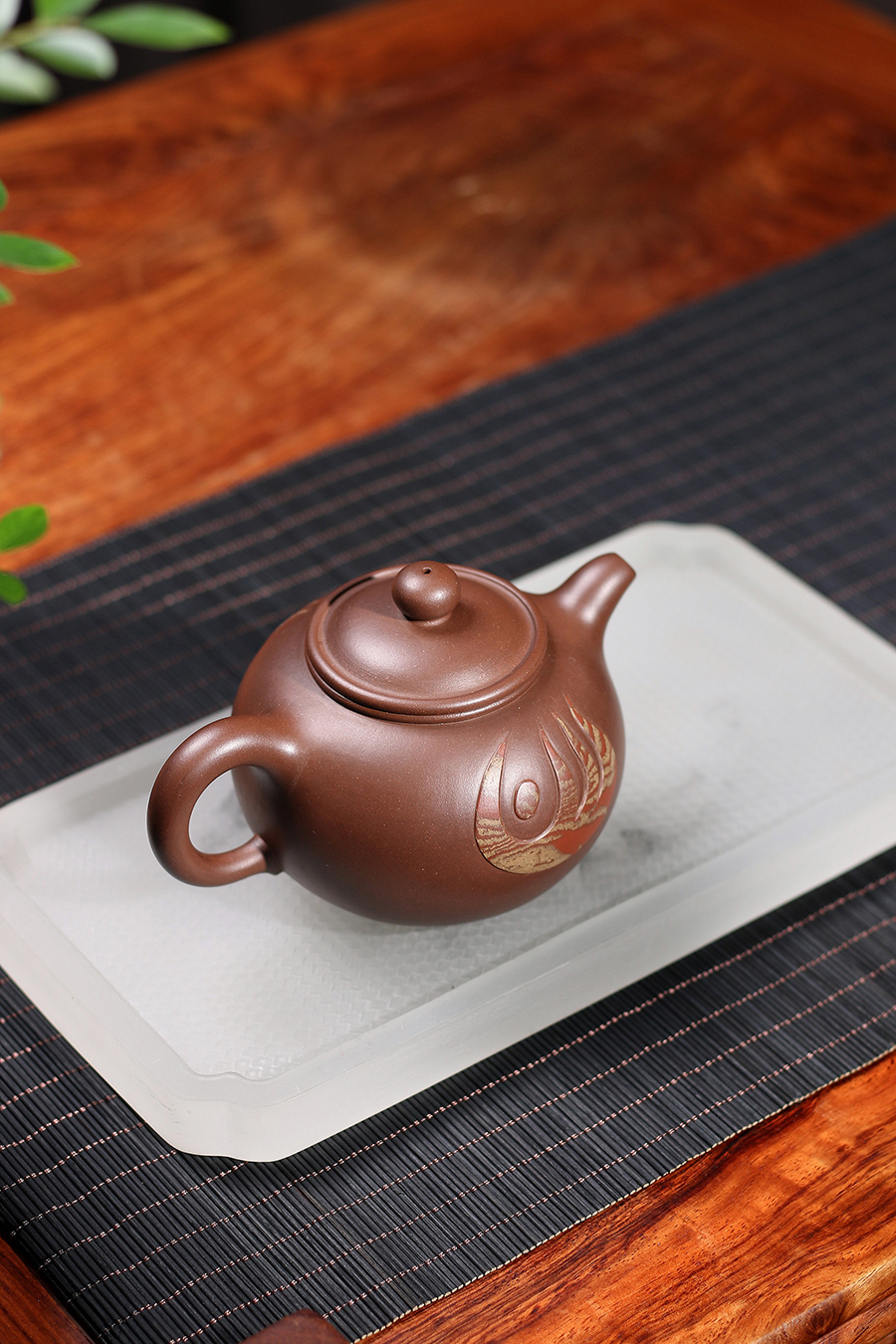 徐达明制全手圆珠壶