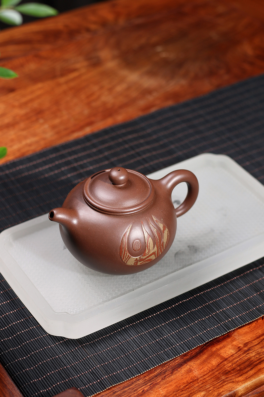 徐达明制全手圆珠壶