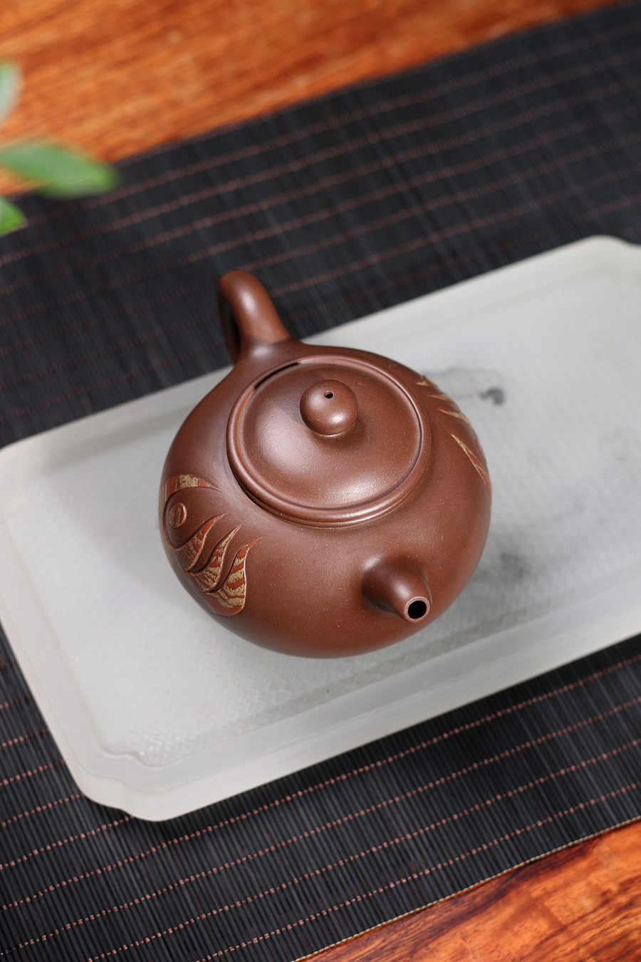 徐达明制全手圆珠壶