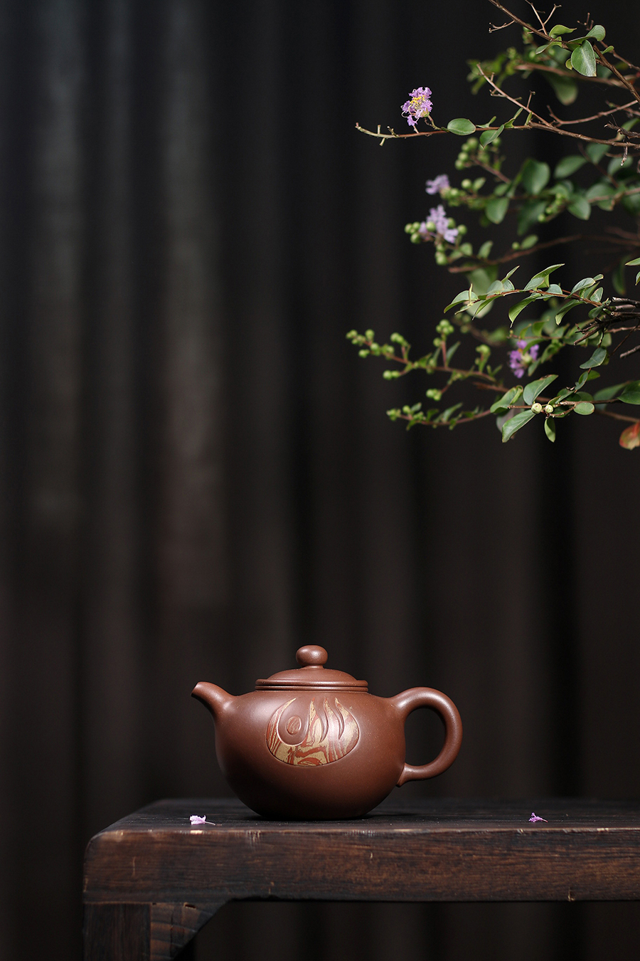 徐达明制全手圆珠壶