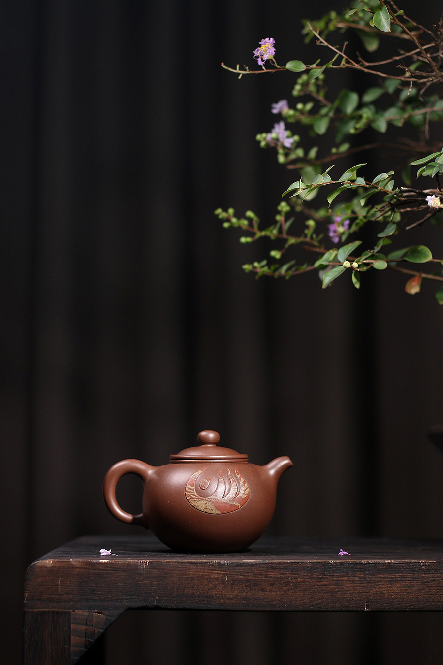 徐达明制全手圆珠壶