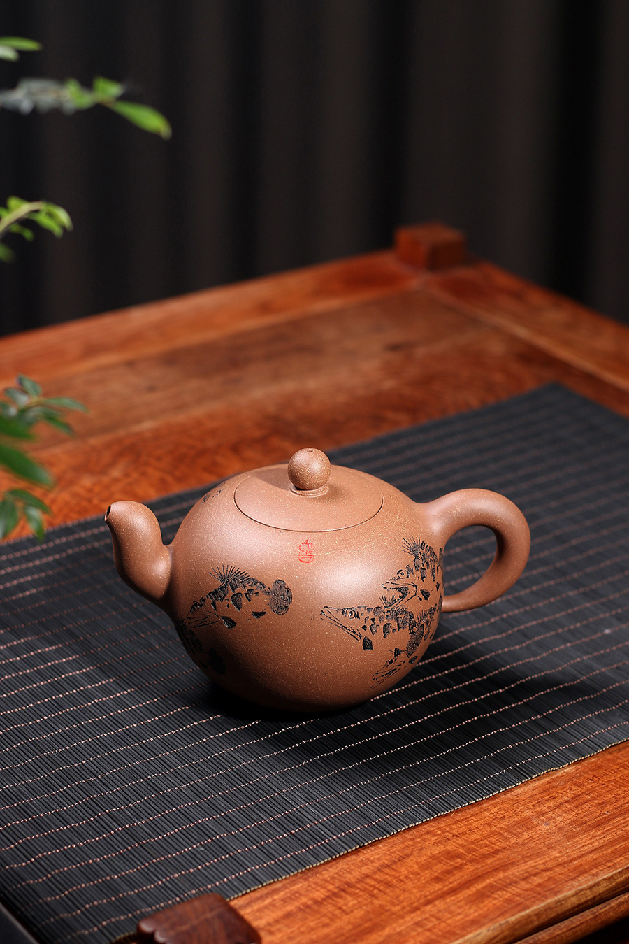 厉上清铭刻一粒珠壶