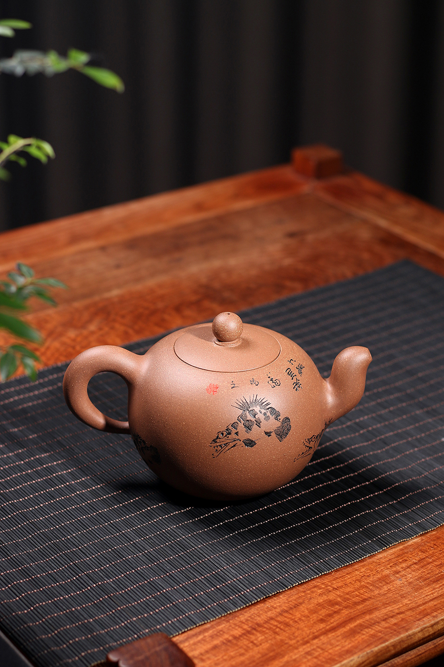 厉上清铭刻一粒珠壶