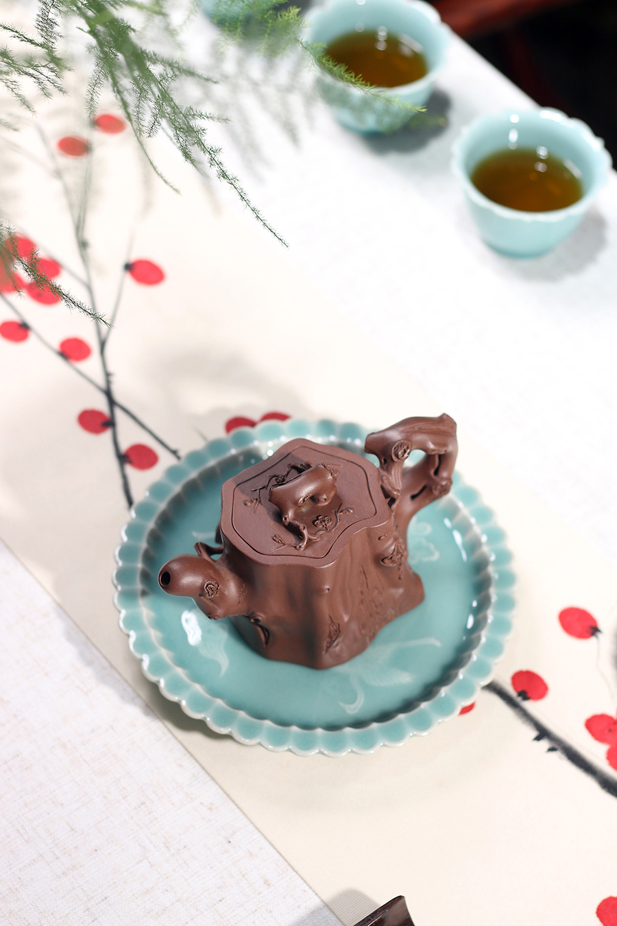 吴奇敏制梅桩壶