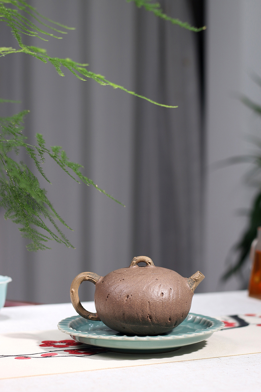 周界原创全手工制松风壶