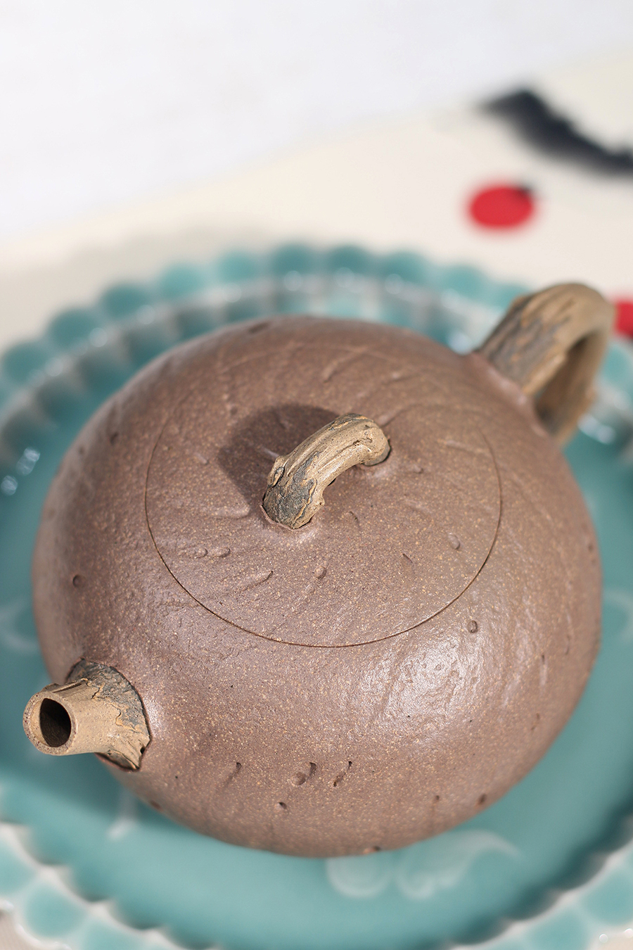 周界原创全手工制松风壶