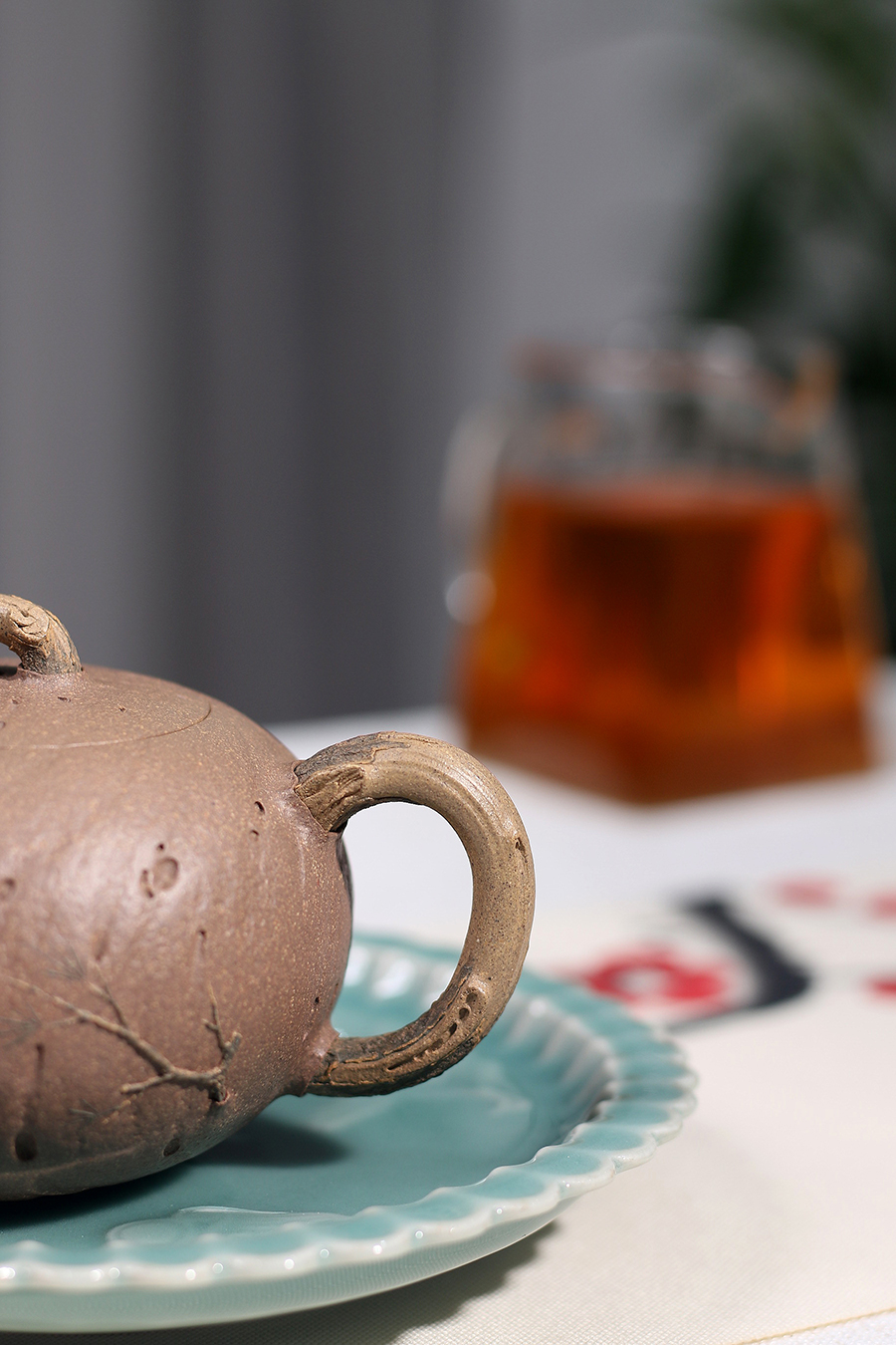 周界原创全手工制松风壶