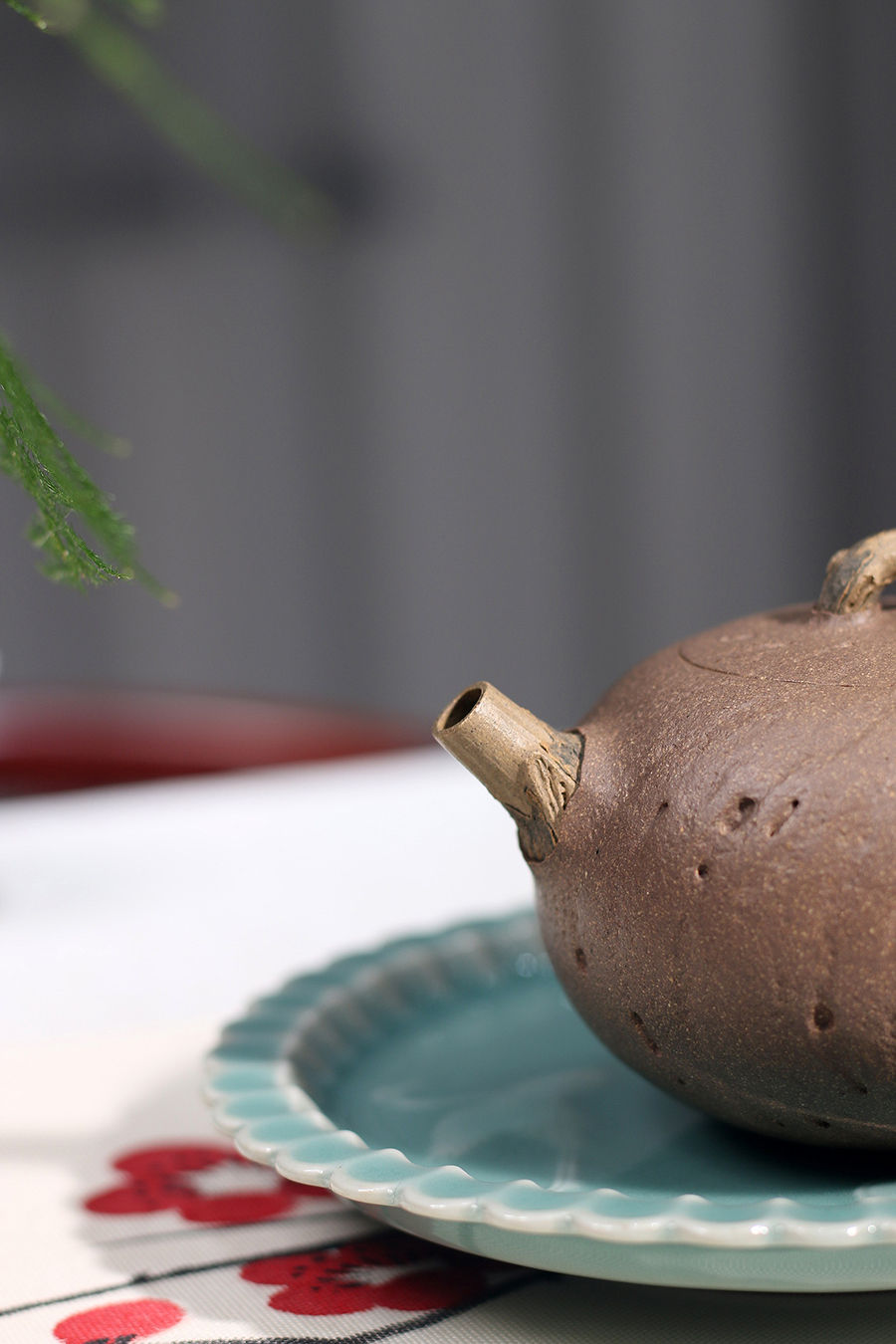 周界原创全手工制松风壶