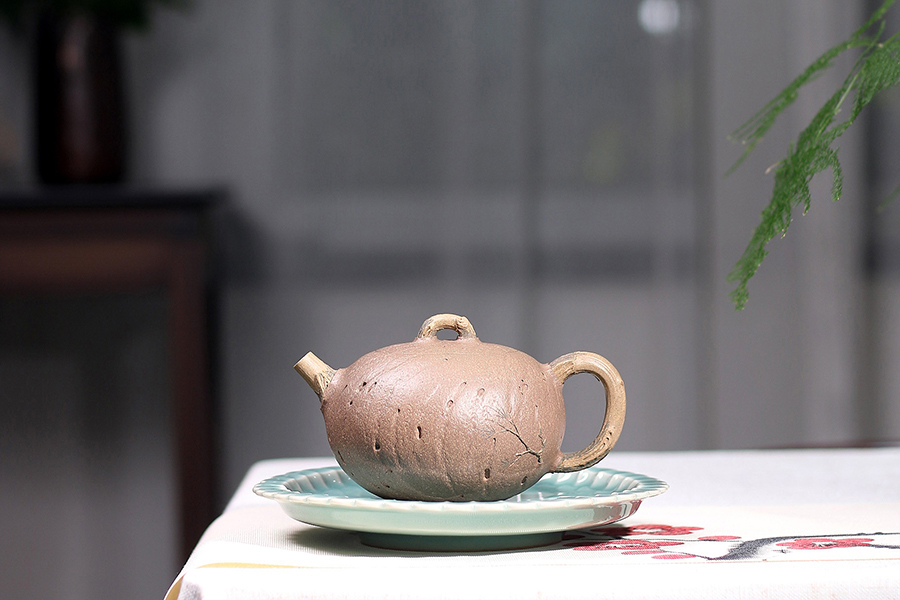 周界原创全手工制松风壶