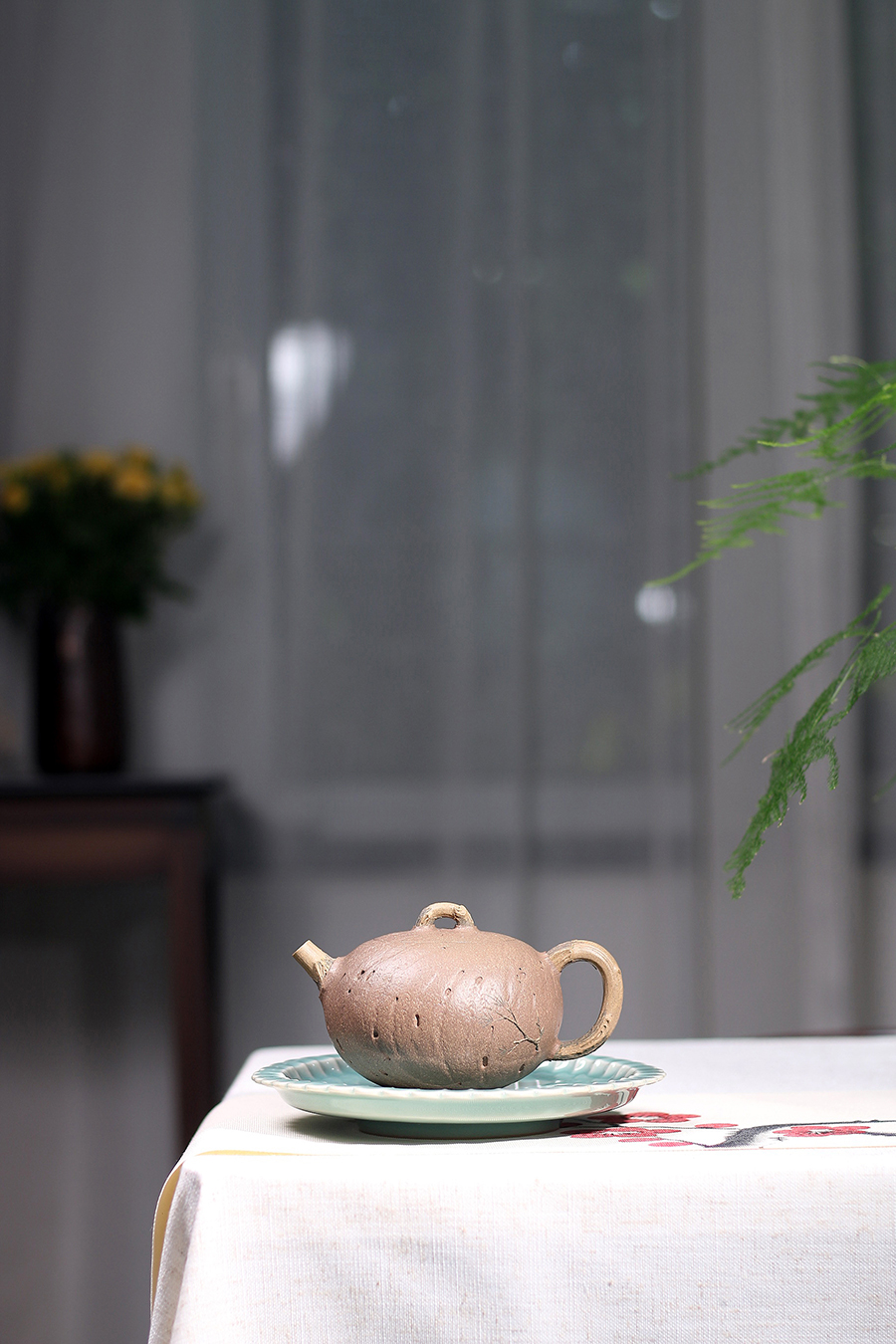 周界原创全手工制松风壶