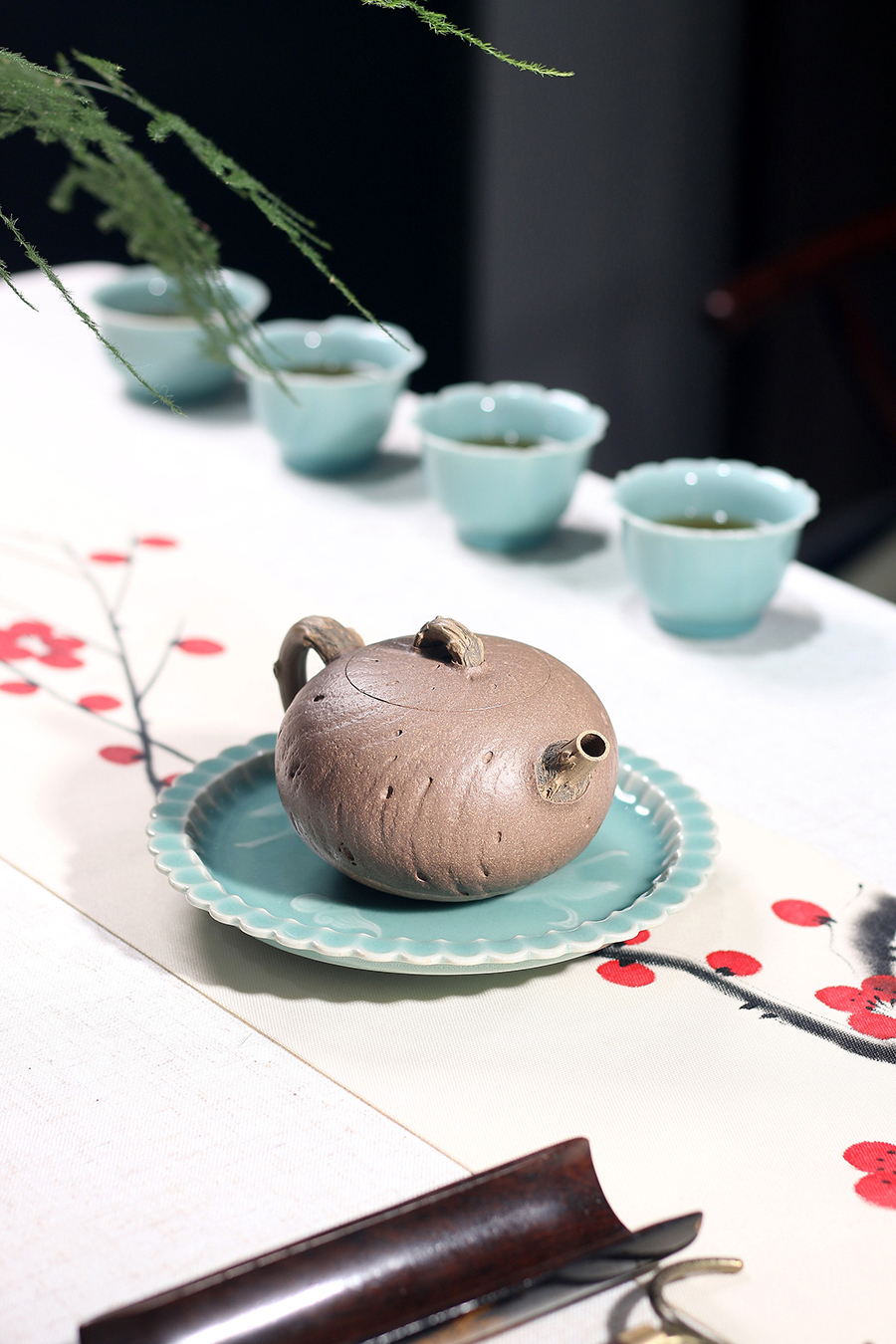 周界原创全手工制松风壶