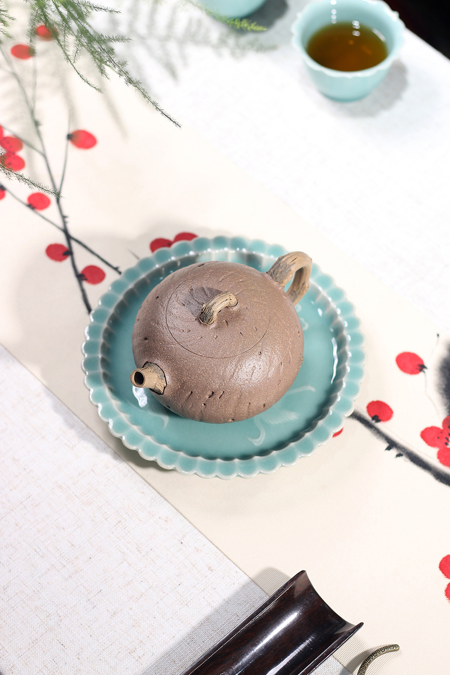 周界原创全手工制松风壶