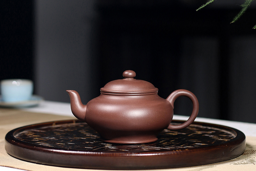 徐元明全手工制虚扁壶