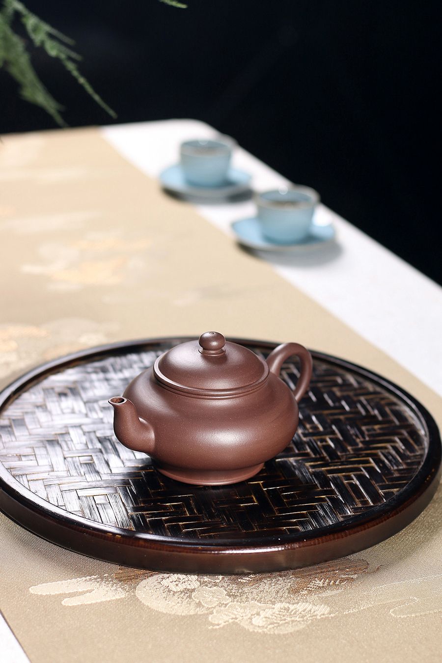 徐元明全手工制虚扁壶