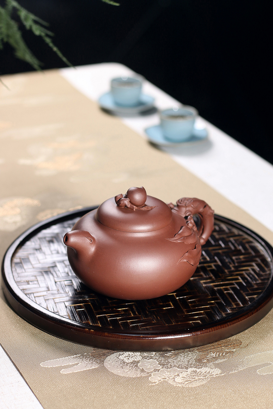 王铭东制野趣壶