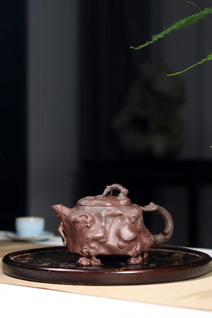 徐达明王秀芳伉俪合制百岁树桩壶