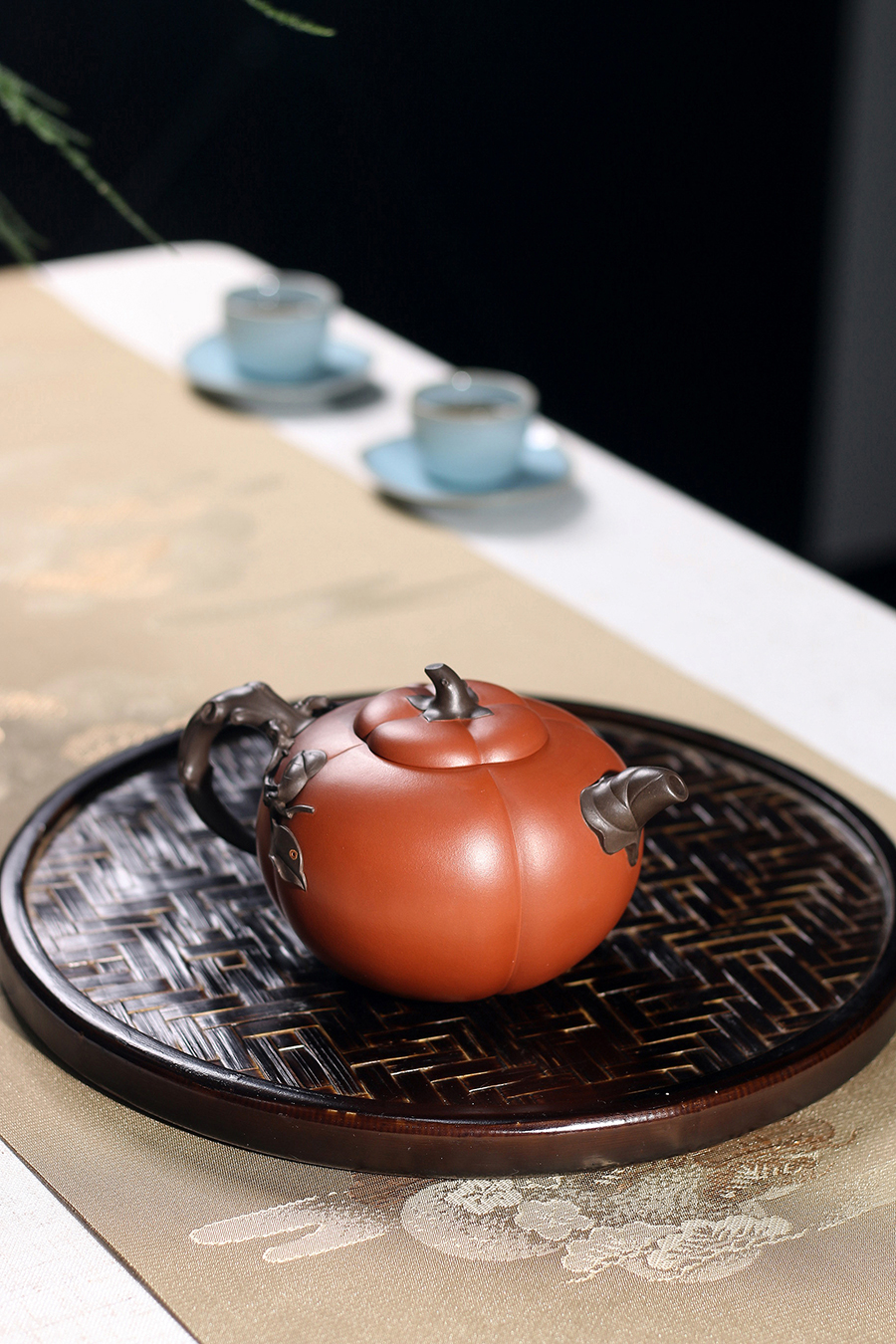 姚志源制丹柿壶