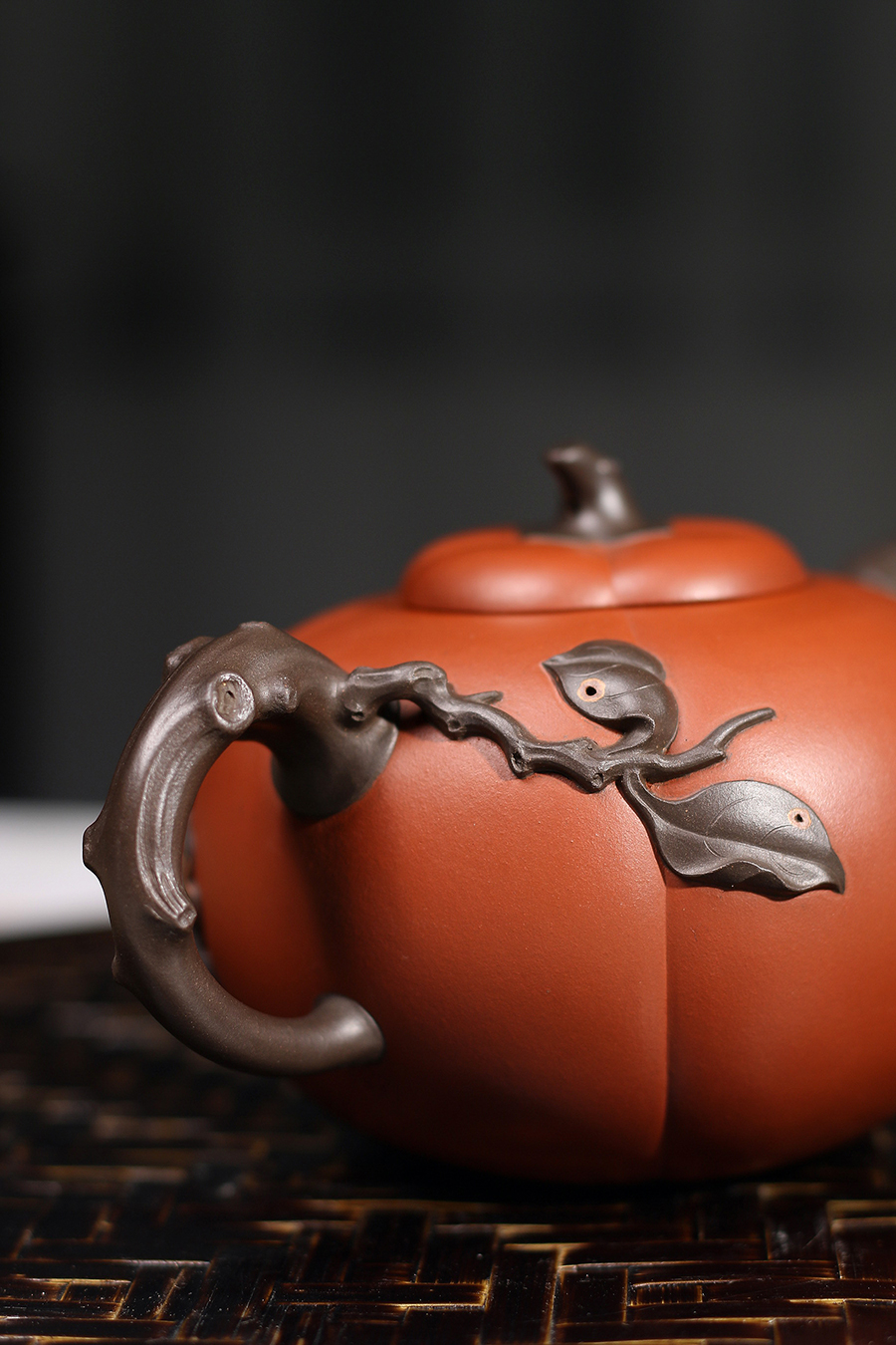 姚志源制丹柿壶