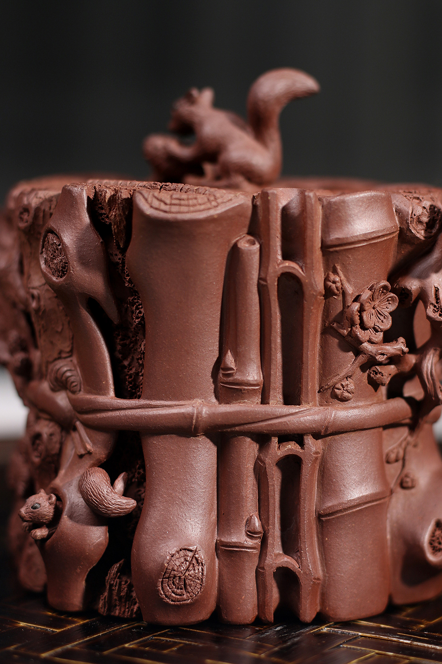 顾道荣制束柴三友壶