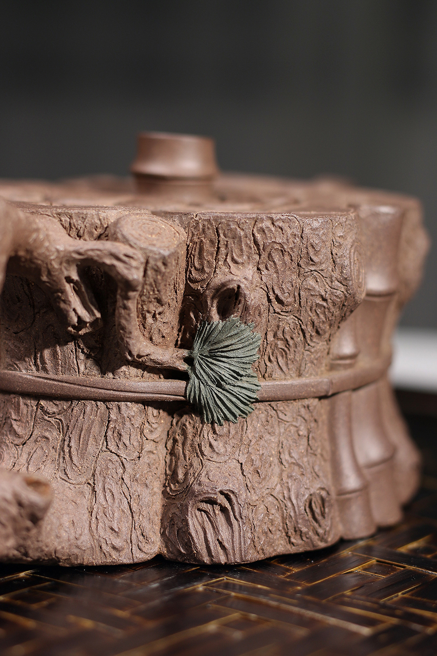 鲍廷博制束柴三友壶