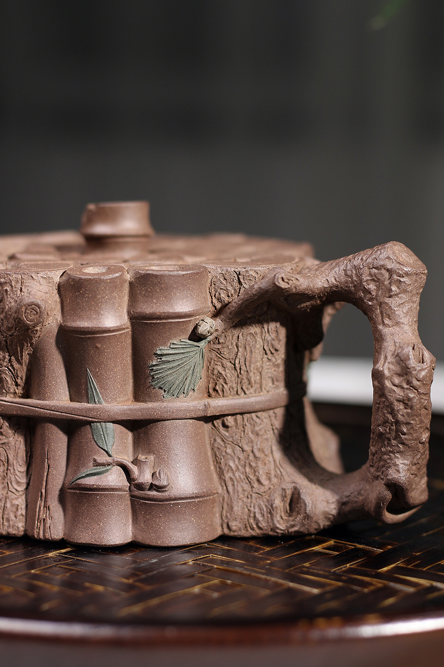 鲍廷博制束柴三友壶