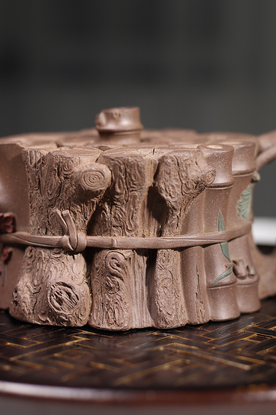 鲍廷博制束柴三友壶