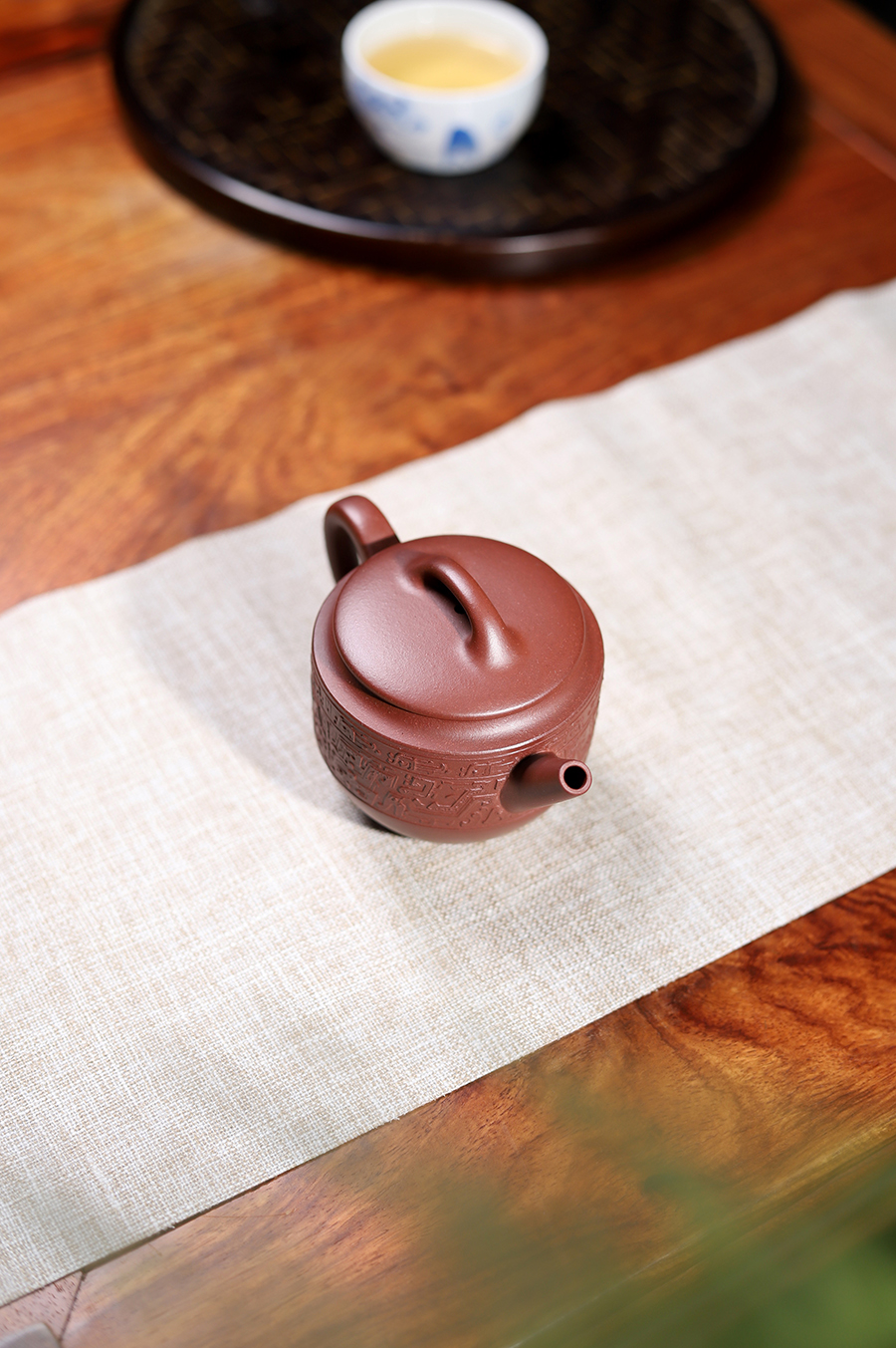 叶永君制饕餮赋壶