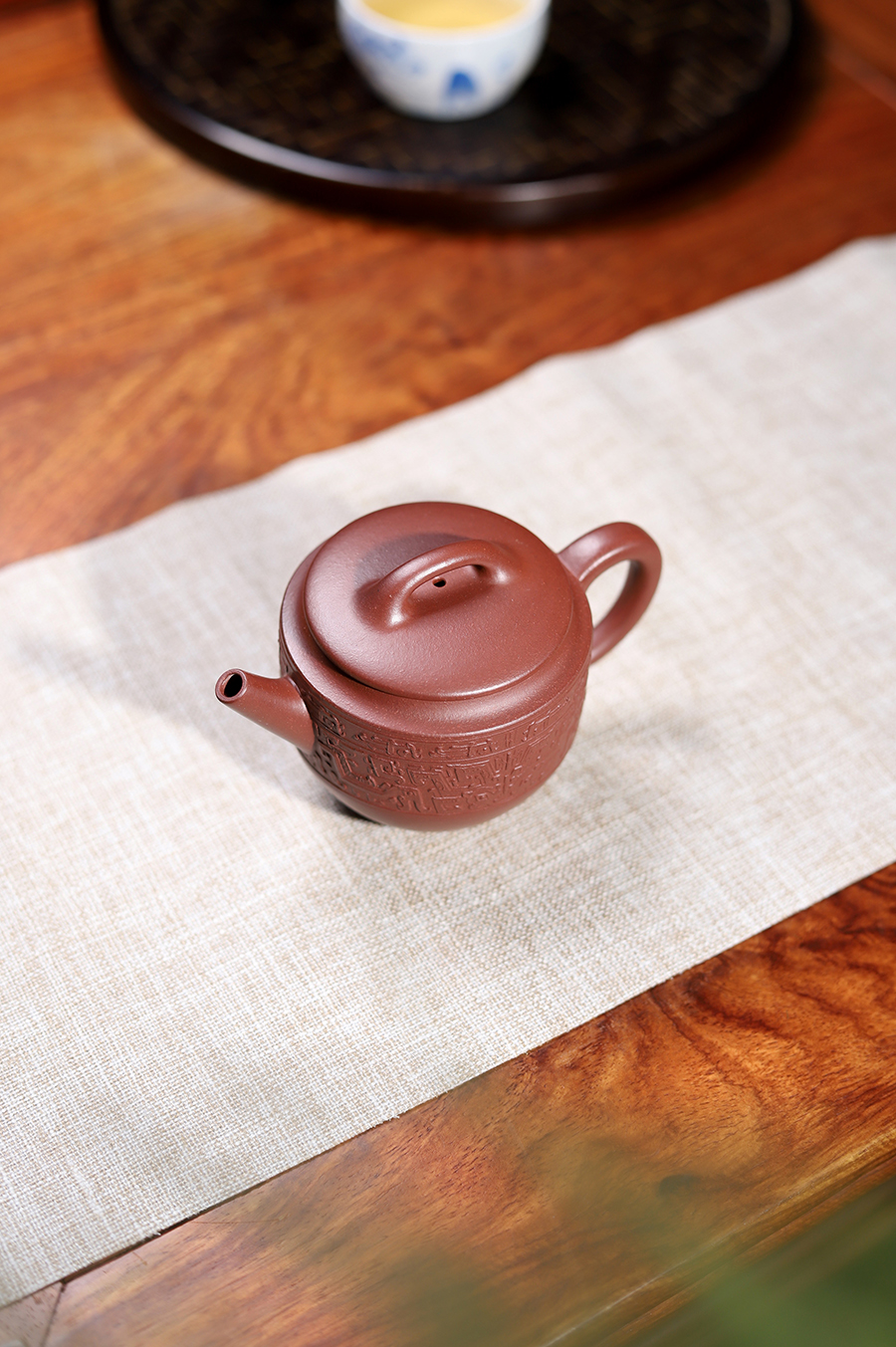 叶永君制饕餮赋壶