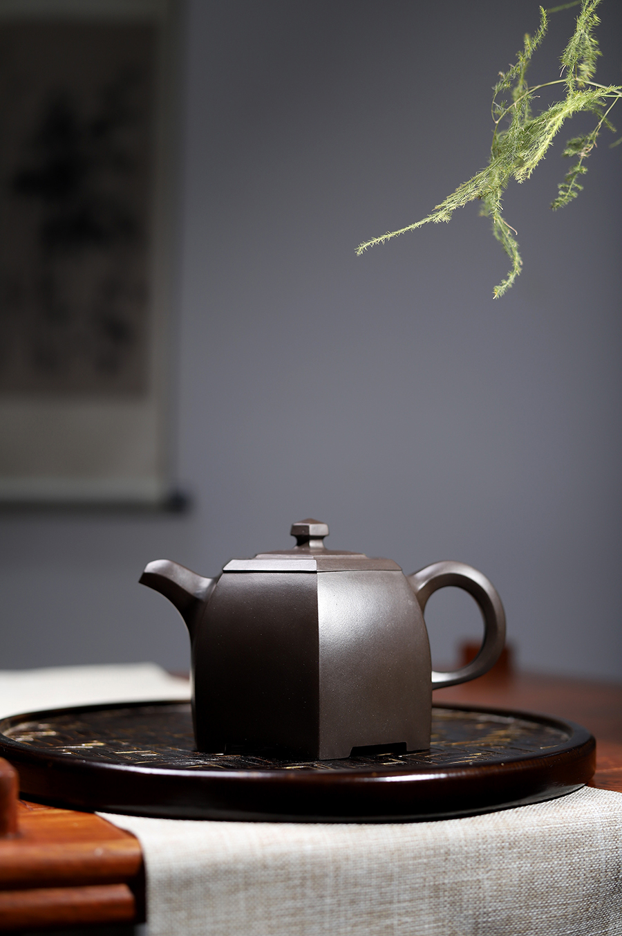 鲍廷博制六方博华壶