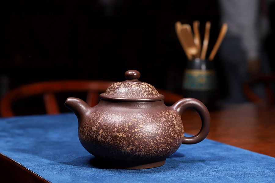 彭耀年全手工制彭年金砂潘壶