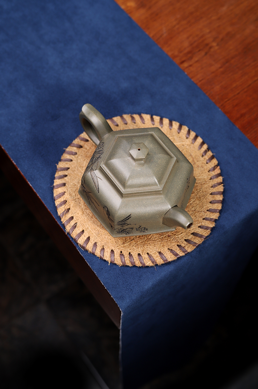 庄玉林制合泉壶(夫人合制·钱一清书铭)