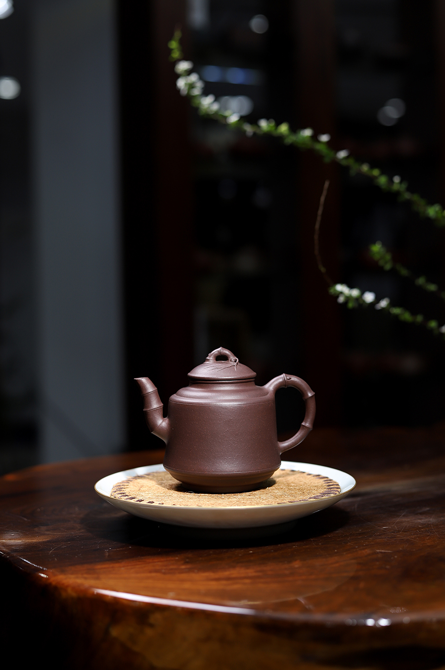 范建华制高竹节壶