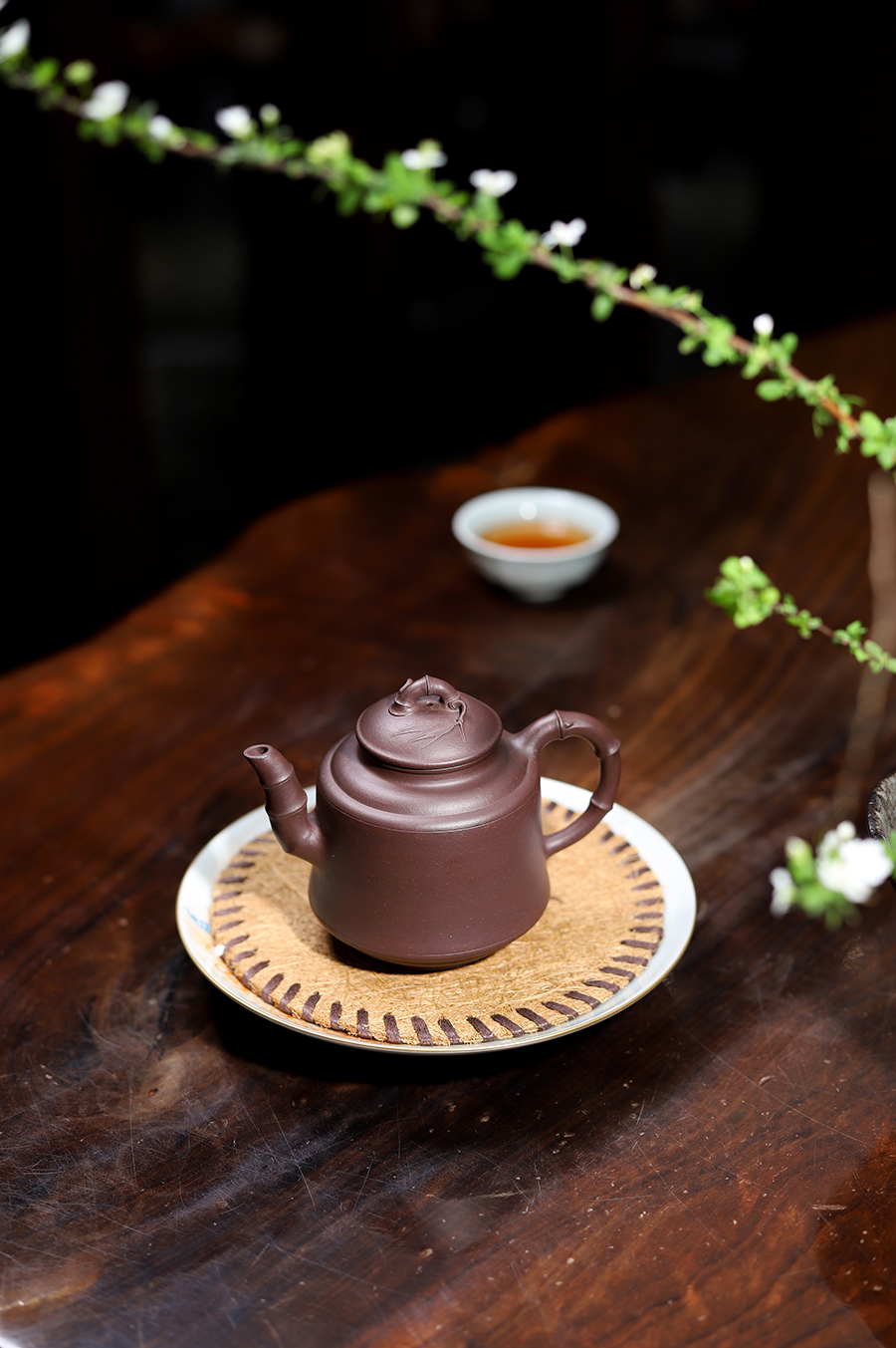 范建华制高竹节壶