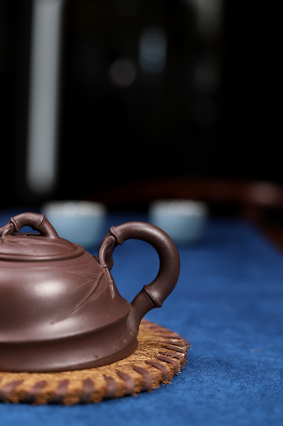 沈龙娣制竹韵壶