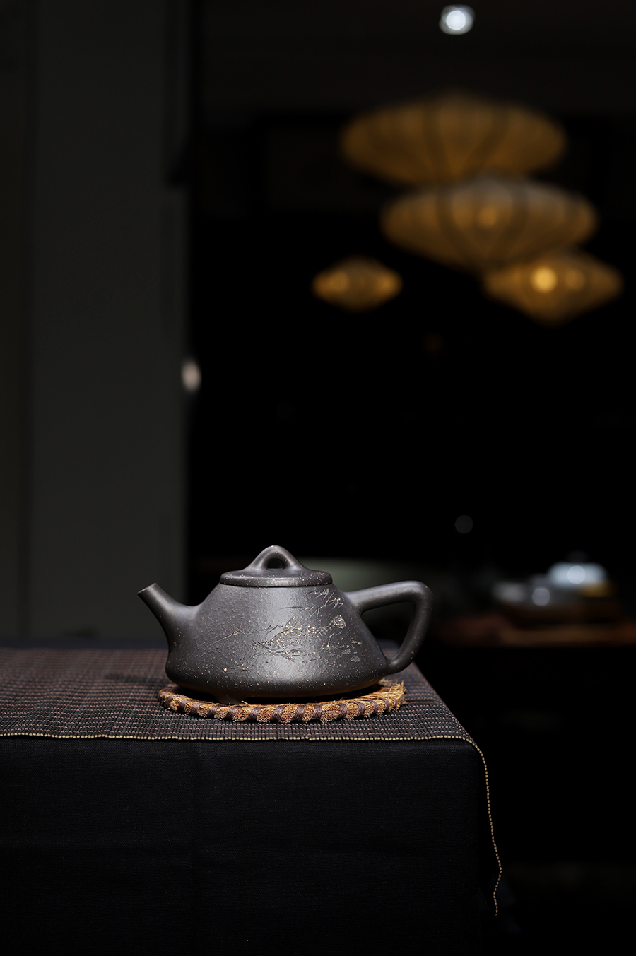 蒋小彦制子冶石瓢壶