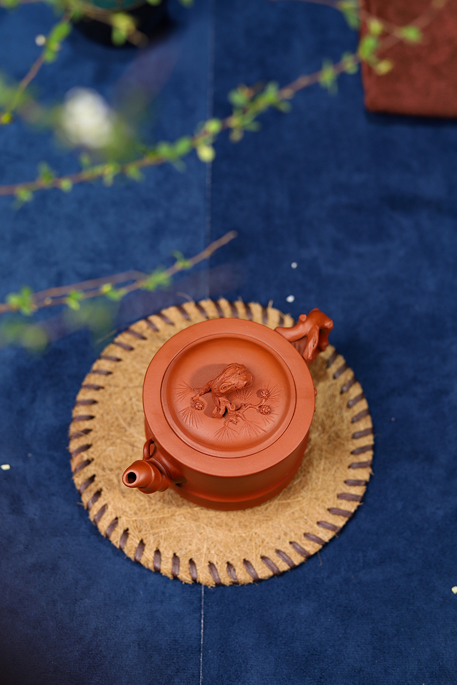 潘小忠制竹段三友壶