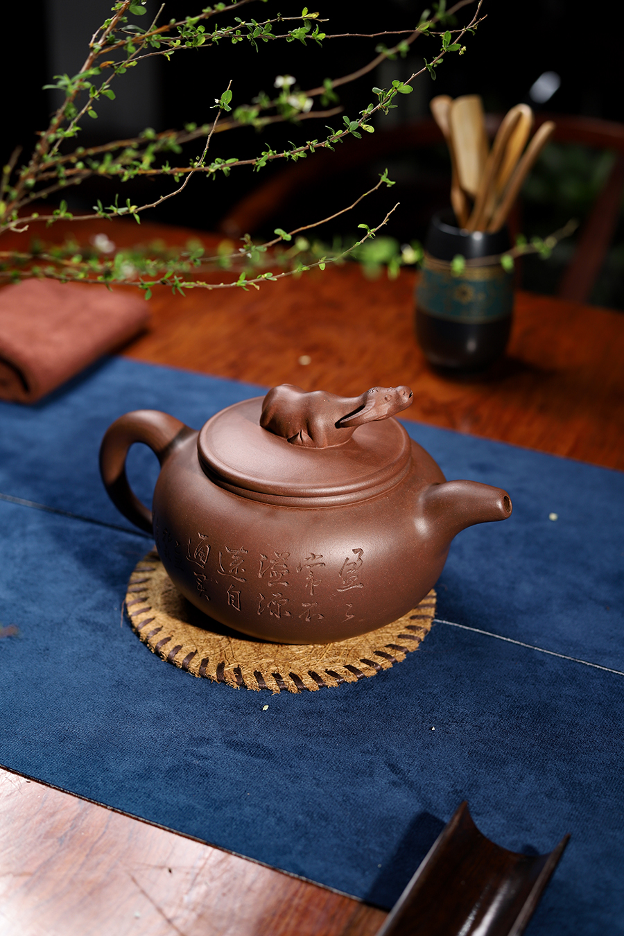 吴云根制大犀尊壶